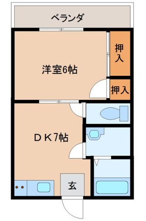 サンハイツの物件間取画像